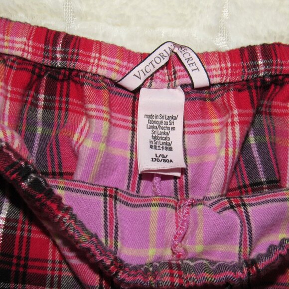 PERFECT LOUNGE PAJAMA PANTS-SILVER STRIPE-BLACK LACE HEM-SO SOFT-V. SECRET - Picture 3 of 13